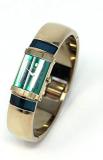 Seiko Lassale Top of The Line Sapphire Crystal Emerald Color Dial 23k Gold Finish All Made in Japan Women's