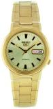 Seiko Men's SNXE92 Stainless-Steel Analog with Gold Dial Watch