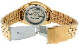 Seiko Men's SNKL38 Gold Plated Stainless Steel Analog with Gold Dial Watch