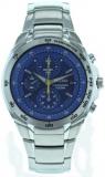 Seiko Men's SND699 Stainless Steel Analog with Blue Dial Watch