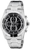 Seiko Chronograph Black Dial Stainless Steel Mens Watch SNDE65 by Seiko Watches