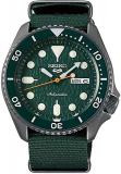 Seiko SRPD77 5 Sports 24-Jewel Automatic Watch - Green/Green