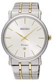 Seiko Premier Mens Analog Quartz Watch with Stainless Steel Bracelet SKP400P1