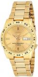 Sieko Men's SNKE06 Stainless Steel Analog with Gold Dial Watch