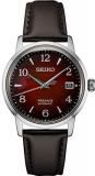 Seiko Presage Red SRPE41 Brown Leather Automatic Watch