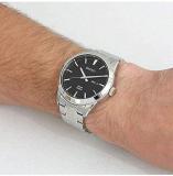 Seiko Men's Year-Round Acciaio INOX Solar Powered Watch with Stainless Steel Strap, Grey, 22 (Model: SNE363P1)