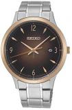 Seiko Neo Classic Quartz Rose Gold Beze SGEH90P1 Bezel Rosé Watch.