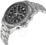 Seiko SPC125P1 Neo Classic Alarm Perpetual Blue Dial Stainless Steel Mens Watch