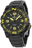 Seiko Automatic Compass Bezel Black Ion-plated Mens Watch SRP449