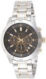 Seiko SKS609 Men's Two Tone Stainless Steel Black Dial Date Chronograph Watch