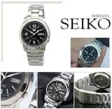 Seiko SNKE63J1 Mens 5 Automatic Black Dial Stainless Steel Watch