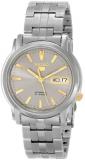 Seiko Men's SNKK67 &quot;Seiko 5&quot; Grey Dial Stainless Steel Automatic Watch