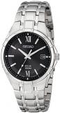 Seiko Men's SNE215 &quot;Classic&quot; Stainless Steel Solar Watch