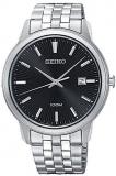 Seiko Neo Classic Diamond Black Dial Men's Watch SUR261P1