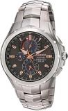 Seiko Men's Coutura Japanese-Quartz Watch with Stainless-Steel Strap, Silver, 25 (Model: SSC561)