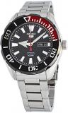 Seiko 5 Sports SRPC57 Men's Stainless Steel Black Dial 100M Automatic Watch