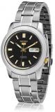 Seiko Men's SNKK17 Stainless Steel Analog with Black Dial Watch