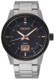 Seiko neo Sports Mens Analog Quartz Watch with Stainless Steel Bracelet SUR285P1
