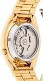 Seiko Men's SNXL72 Seiko 5 Automatic Gold-Tone Stainless Steel Bracelet Watch with Patterned Dial