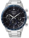 Seiko Neo Sports Chronograph Quartz Black Dial Men's Watch SSB357