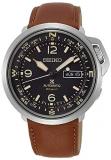 SEIKO Prospex Automatic 20 Bar Land Series Compass Brown Leather Sports Watch SRPD31K1