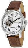 Seiko Silver Dial Brown Leather Automatic Mens Watch SSA231