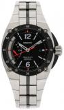 Seiko Men's SRG005 Sportura Stainless Steel Black Dial Silver Watch