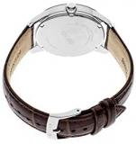 Seiko Men's Stainless Steel Japanese Quartz Leather Calfskin Strap, Brown, 0 Casual Watch (Model: SNE529)
