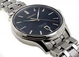 SEIKO Presage Dark Blue Dial Steel Watch Sapphire Glass SRPD41J1