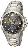Seiko Men's COUTURA Japanese-Quartz Watch with Two-Tone-Stainless-Steel Strap, 12 (Model: SSC376)