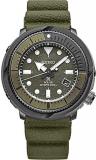 Seiko Solar Diver SNE535 Mens Camo Green Silicone Rubber Band Chronograph Camo Green Quartz Dial Watch