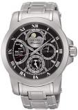 Seiko Premier Mens Analog Japanese Automatic Watch with Stainless Steel Bracelet SRX013P1EST