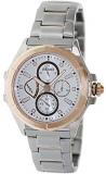 Seiko Men's SRL034P1 Gold-tone stainless steel with Silver Dial Analog Watch
