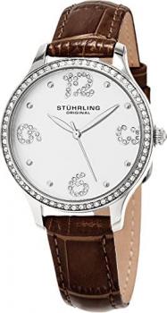 Stuhrling Original Women's 560.01 Symphony Quartz Leather Strap Watch