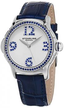 Stuhrling Original Women's 592.01 Vogue Leather Strap Quartz Watch