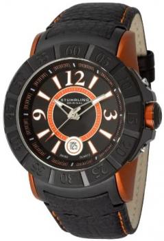 Stuhrling Original Men's 543.332I557 Lifestyle Sentry Quartz Black PVD Watch