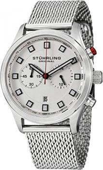 Stuhrling Original Men's 562.33113 Champion Victory Elite Stainless Steel Watch with Mesh Bracelet