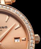 Stuhrling Original Women's 579.04 Soiree Swarovski Crystal-Accented Rose Gold-Tone Watch