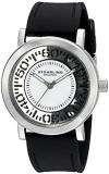 Stuhrling Original Women's 830.01 Symphony Quartz Black Silicone Strap Watch