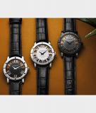 Stuhrling Original Mens Watch Leather Strap - Swiss Quartz Ronda Mvmt - Sports Watch - 881 Watches for Men Collection