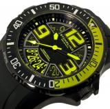 Stuhrling Original Men's 1528.3357L71 Lifestyle Enterprise EX-2 Swiss Quartz Rubber Strap Watch