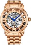Stuhrling Original Skeleton Watches for Men - Mens Automatic Watch Self Winding ...