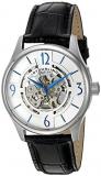 Stuhrling Original Men's 'Legacy' Automatic Stainless Steel and Black Leather Dr...