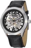 Stuhrling Original Men's 765.01 Symphony Aristocrat Commerce Mechanical Skeleton Black Dial Watch