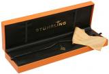 Stuhrling Original Men's 931.02 Aviator Seconds Subdial Watch with Black Leather Band mf