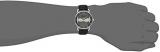Stuhrling Original Men's 976.01 Bridge Stainless Steel Mechanical Hand-Wind Watch With Black Leather Band