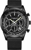 Stuhrling Original Chronograph Mens Watch Analog Watch Dial with Date - Tachymet...