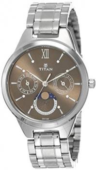 Titan Neo Analog Brown Dial Women's Watch-2590SM01