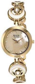 Titan Raga Women&rsquo;s Bracelet Dress Watch with Swarovski Crystals - Quartz, Water Resistant