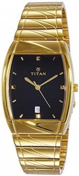 Titan Men's Karishma Analog Black Dial Watch